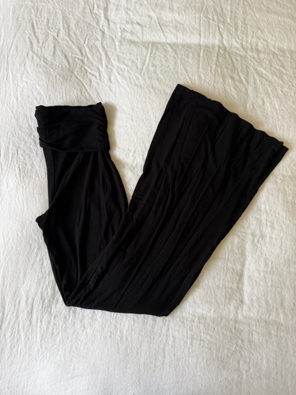 Indigo Luna Agni Flares - black, black fold over flare leggings - Picture 5 of 8